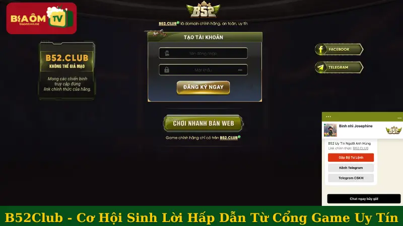 B52Club - Cơ Hội Sinh Lời Hấp Dẫn Từ Cổng Game Uy Tín