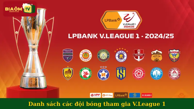 Danh sách các đội bóng tham gia V.League 1