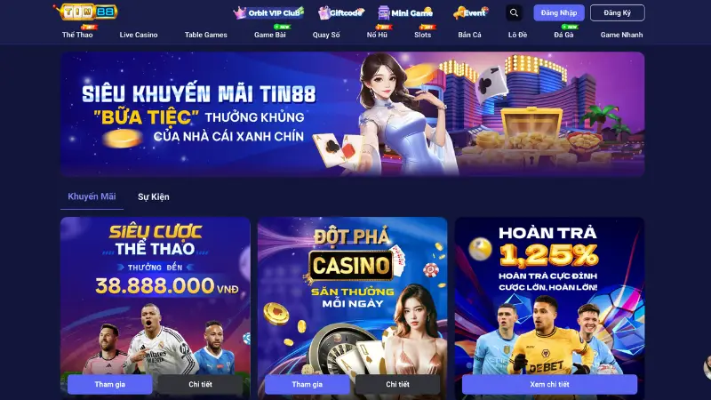 Khuyến mãi TIN88 dành cho VIP - Ưu đãi riêng và đặc quyền hấp dẫn